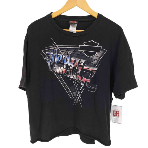 ハーレーダビッドソン HARLEY-DAVIDSON MADE IN USA 両面プリント半袖Tシャツ メンズ XL