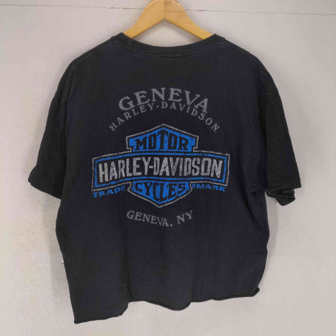 ハーレーダビッドソン HARLEY-DAVIDSON MADE IN USA 両面プリント半袖Tシャツ メンズ XL