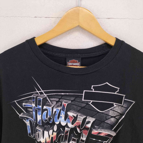 ハーレーダビッドソン HARLEY-DAVIDSON MADE IN USA 両面プリント半袖Tシャツ メンズ XL