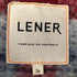 LENER ウール混 チェック ノーカラー コート レディース