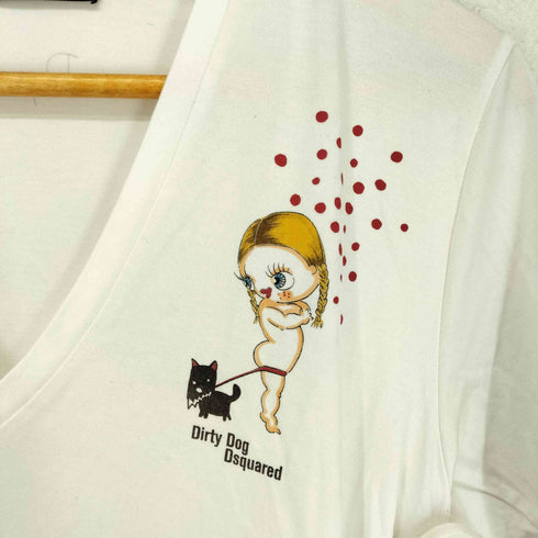 ディースクエアード DSQUARED2 VネックTシャツ メンズ S