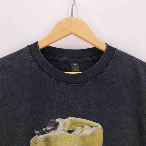LIANGXILIN キャラクタープリントクルーネックTシャツ メンズ import:XL