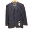 ラルフローレンパープルレーベル RALPH LAUREN PURPLE LABEL イングランド製 ストライプ柄 3B PURE NEW WOOL ウール テーラードジャケット メンズ
