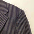ラルフローレンパープルレーベル RALPH LAUREN PURPLE LABEL イングランド製 ストライプ柄 3B PURE NEW WOOL ウール テーラードジャケット メンズ