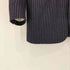 ラルフローレンパープルレーベル RALPH LAUREN PURPLE LABEL イングランド製 ストライプ柄 3B PURE NEW WOOL ウール テーラードジャケット メンズ