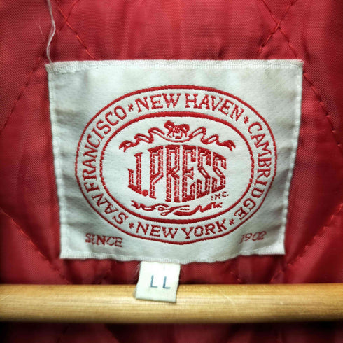 ジェイプレス J.PRESS 裏地キルティング ピーコート イカリボタン メンズ LL