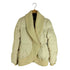 BCBGMAXAZRIA リブニット切替 ショールカラー ダウンジャケット レディース import:M