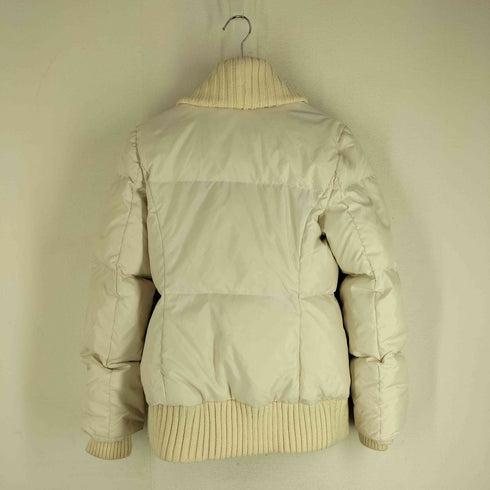 BCBGMAXAZRIA リブニット切替 ショールカラー ダウンジャケット レディース import:M
