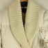 BCBGMAXAZRIA リブニット切替 ショールカラー ダウンジャケット レディース import:M