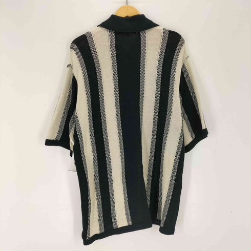 ゼロエイトサーカス 08sircus 23SS GIMA cotton stripe knit shirt レディース JPN:1
