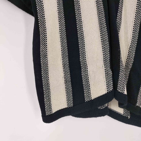 ゼロエイトサーカス 08sircus 23SS GIMA cotton stripe knit shirt レディース JPN:1