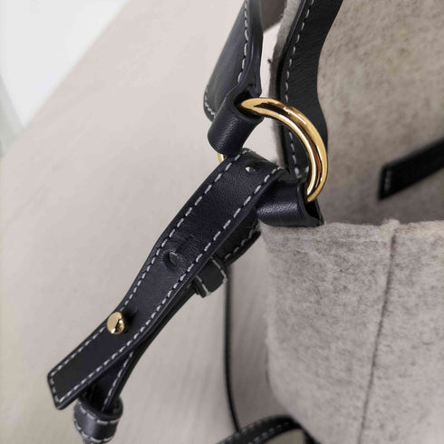 ジェイダブリューアンダーソン JW ANDERSON Anchor フェルトショルダーバッグ レディース