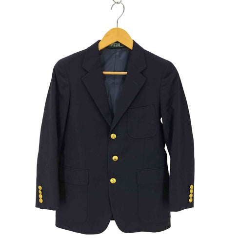 ポロバイラルフローレン Polo by RALPH LAUREN 金釦 紺ブレ ブレザー テーラードジャケット レディース 150