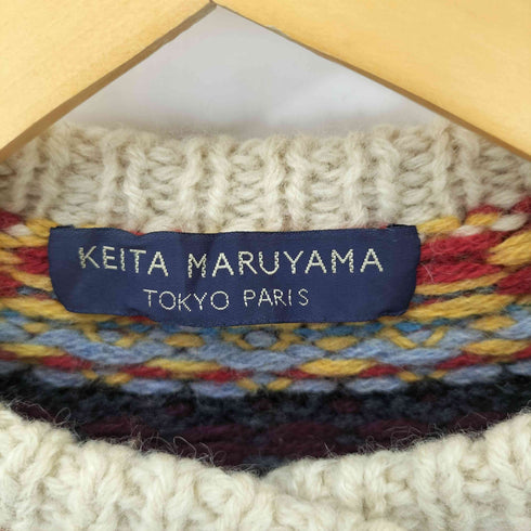 ケイタマルヤマ KEITA MARUYAMA ウール ネイティブ柄 カーディガン レディース JPN:M