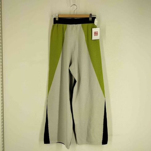 オズモーシス OSMOSIS 2WAY配色ニットパンツ レディース ONE SIZE
