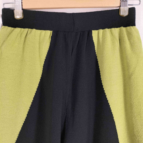 オズモーシス OSMOSIS 2WAY配色ニットパンツ レディース ONE SIZE
