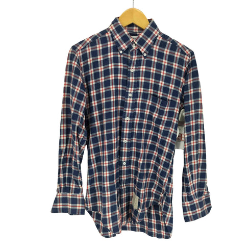 トムブラウン THOM BROWNE チェック柄コットンネルシャツ メンズ 1