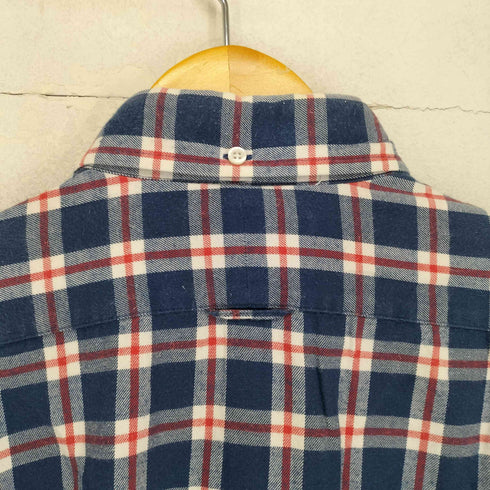 トムブラウン THOM BROWNE チェック柄コットンネルシャツ メンズ 1
