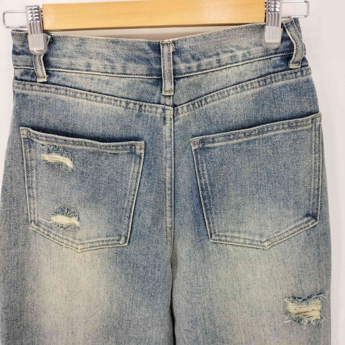 コカ coca ハイウエストダメージデニムパンツ レディース JPN:M