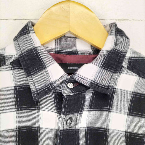 ディーゼル DIESEL 00S ブロックチェックネルシャツ メンズ S