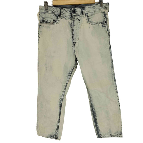 ディーゼル DIESEL RHIAL ペイント加工クロップドパンツ メンズ 30