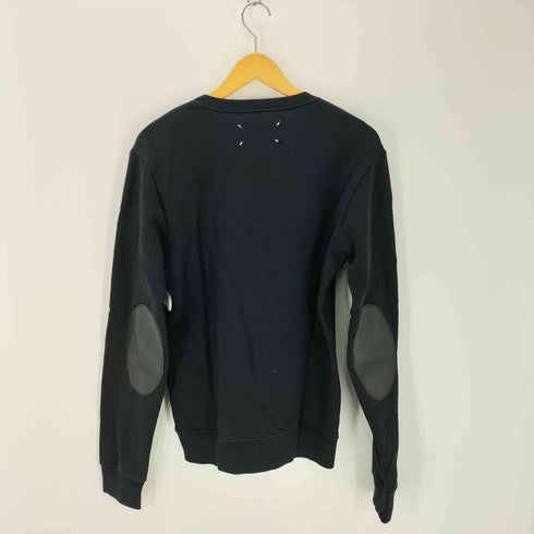 メゾンマルジェラ Maison Margiela 16AW レザー エルボーパッチ スウェットシャツ メンズ 48