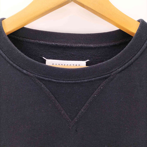 メゾンマルジェラ Maison Margiela 16AW レザー エルボーパッチ スウェットシャツ メンズ 48