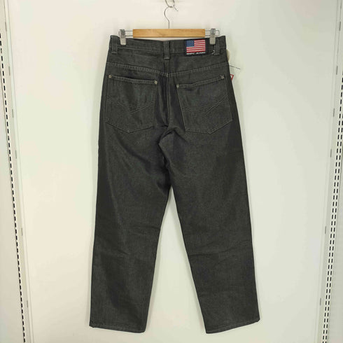 ビバリーヒルズポロクラブ BEVERLY HILLS POLO CLUB ジップフライワイドデニムパンツ コーティング加工 バギーデニム Y2K メンズ US:32-33