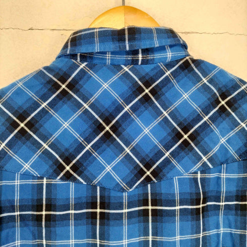 ディーゼル DIESEL チェック柄ウエスタンシャツ メンズ S