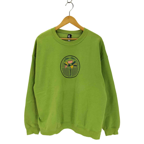 18SS PAKU DERI 別注 MANHOLE CREWNECK SWEAT メンズ JPN:XL