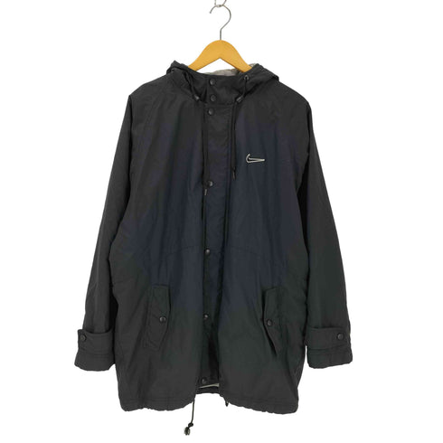 ナイキ NIKE 90S-00S 白タグ バックスウォッシュ フーデッドブルゾン 裏地フリース 裾ドローコード メンズ JPN:L
