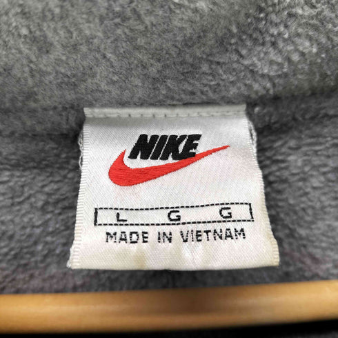 ナイキ NIKE 90S-00S 白タグ バックスウォッシュ フーデッドブルゾン 裏地フリース 裾ドローコード メンズ JPN:L