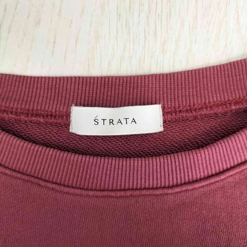 エストラータ STRATA クロップドスウェットプルオーバー レディース FREE