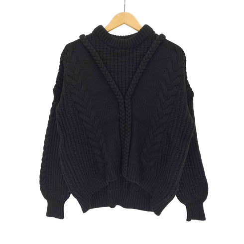クラネ CLANE 3D BLAID KNIT ケーブルニット レディース 1