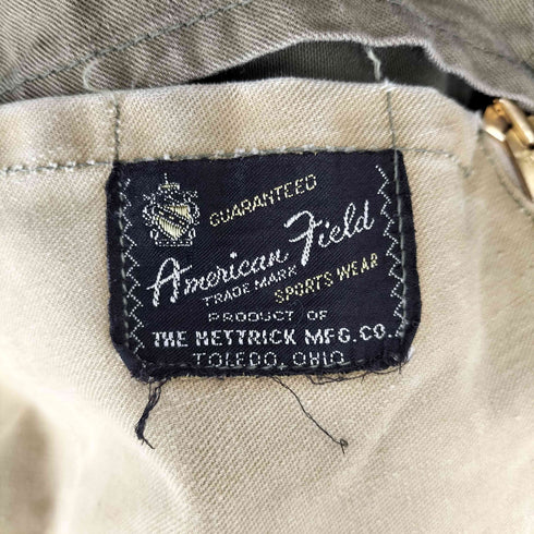 50s American Field 襟コーデュロイ ハンティングジャケット メンズ