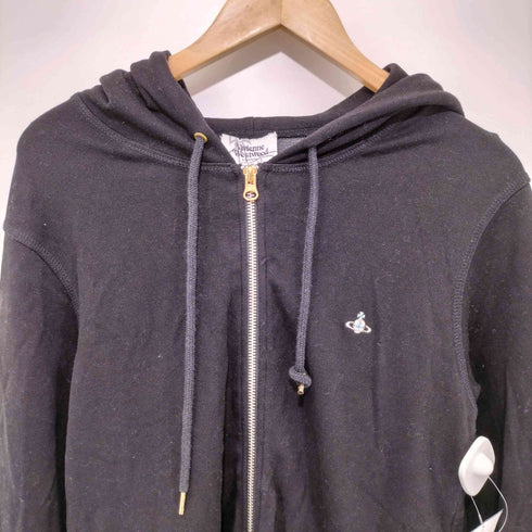 ヴィヴィアンウエストウッドマン Vivienne Westwood MAN アシンメトリーパーカー フーディ オーブロゴ メンズ EUR:46