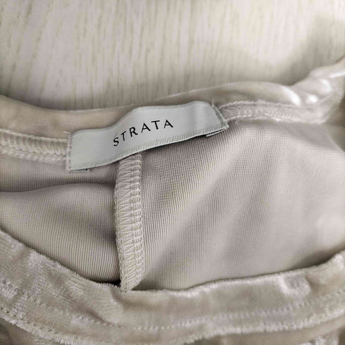 エストラータ STRATA キャミソールセットベロアワンピース レディース FREE
