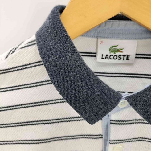 ラコステ LACOSTE 半袖リブカラーシャツ メンズ 2