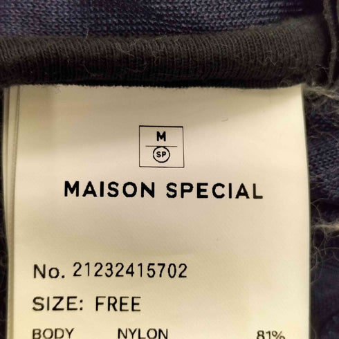 メゾンスペシャル MAISON SPECIAL Shoulder Body Suit ショルダーボディースーツ レディース FREE
