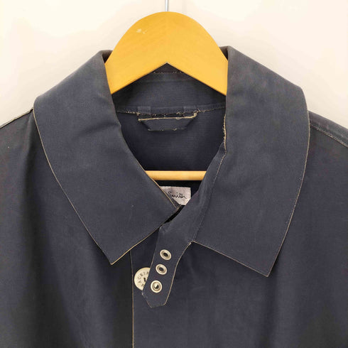 マッキントッシュ Mackintosh GENUINE HANDMADE スコットランド製 ゴム引き ステンカラー コート メンズ import:L