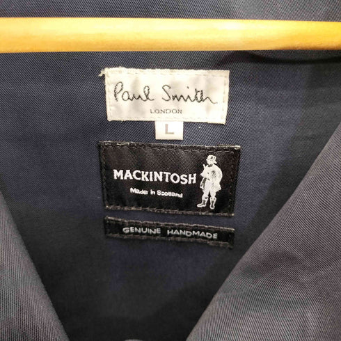 マッキントッシュ Mackintosh GENUINE HANDMADE スコットランド製 ゴム引き ステンカラー コート メンズ import:L