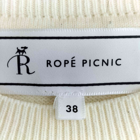 ロペピクニック Rope Picnic ロゴインターシャニットプルオーバー レディース JPN:38