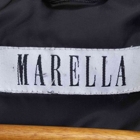マレーラ MARELLA フェイクファー ベルテッド 中綿コート レディース 40