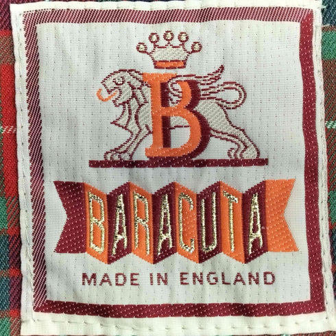 バラクータ BARACUTA 英国製G-9 裏地タータンチェック ハリントン ジャケット メンズ 38