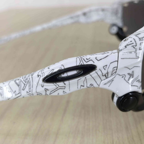 オークリー OAKLEY RACING JACKET White Black Ghost Text メンズ