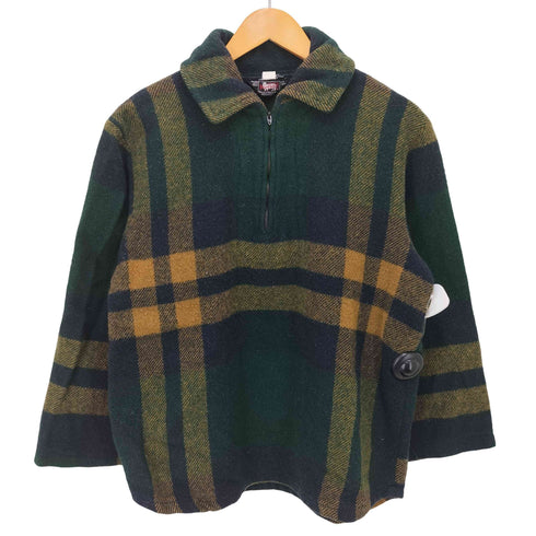 ウールリッチ WOOLRICH 50S 黒羊三角タグ プルオーバーウールシャツジャケット メンズ JPN:L