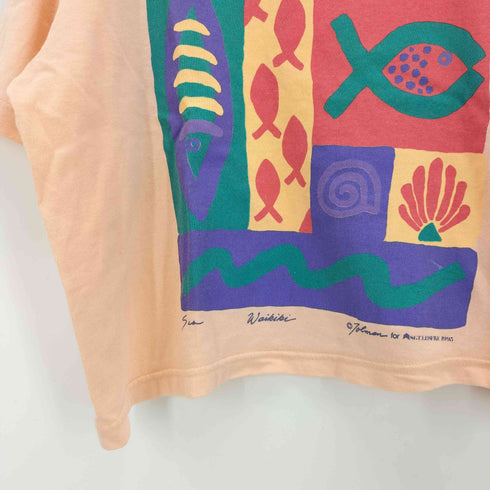 SGT. LEISURE 90S USA製 ©1995 フロントプリント S/S Tシャツ レディース ONE SIZE