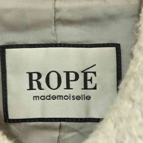 ロペマドモアゼル ROPE mademoiselle ボア ジップアップ ブルゾンジャケット レディース JPN:38