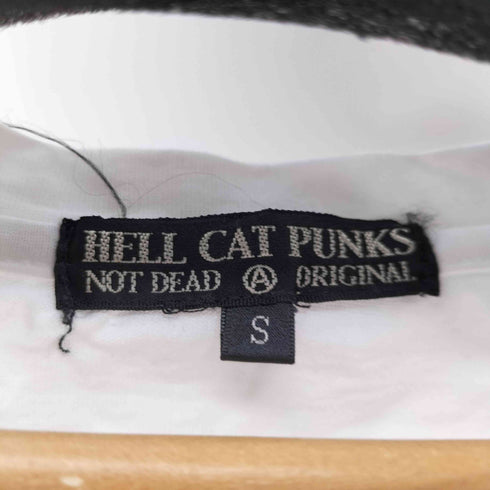 HELL CAT PUNKS ハートプリント クルーネックL/S Tシャツ レディース JPN:S