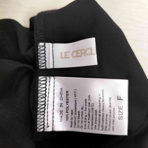 LE CERCLE par rope リーフ柄カットジャガードイージーパンツ レディース FREE